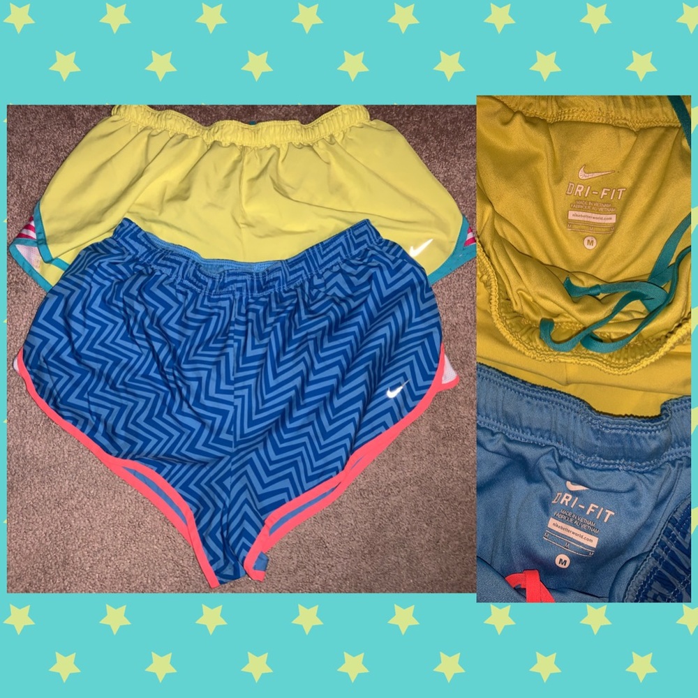 2 pairs of Nike DRI-FIT shorts